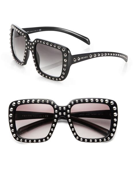 prada studded square sunglasses|where to buy Prada sunglasses.